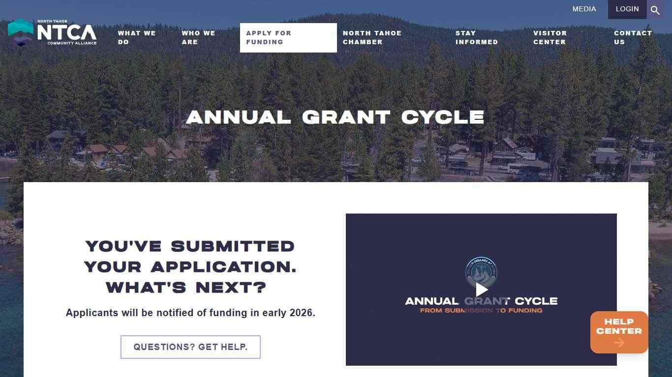 Annual Grant Cycle - NTCA
