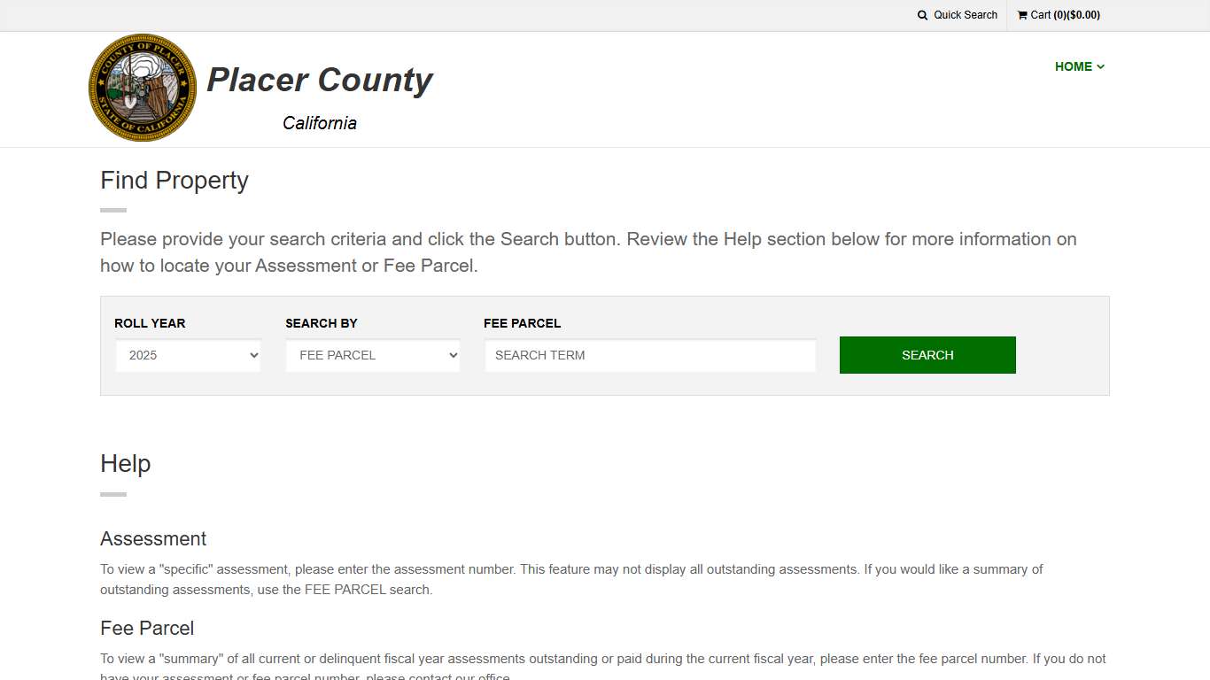 Search Page | Placer County | MBC